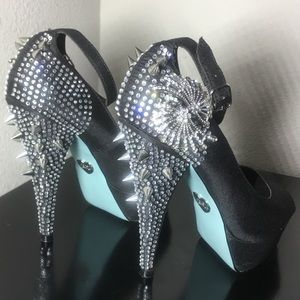 Blue by Betsy Johnson Ankle Strap Heels